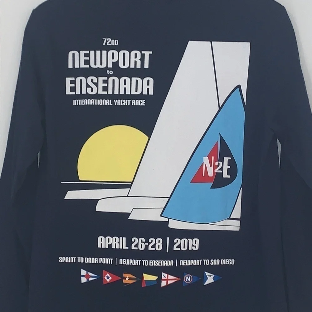 NWOT 2019 Newport to Ensenada International Yacht Race Official T Shirt S